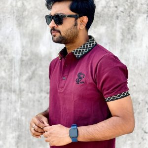 Men's Polo - Maroon